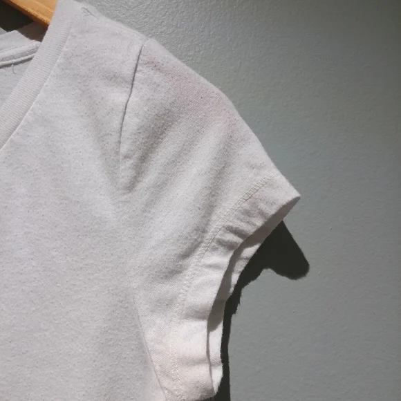 Aeropostale Y2K Women's Glitter Logo White Tee - Picture 5 of 6